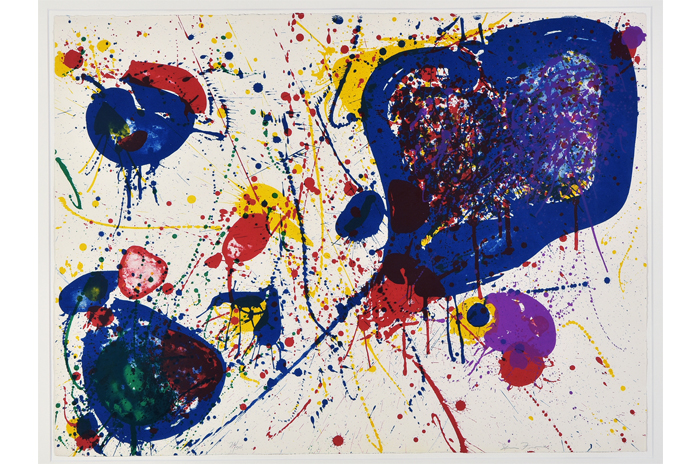 „LIGHT VIOLET “, 1963, Farblithographie, 56 x 76 cm, vom Künstler signiert