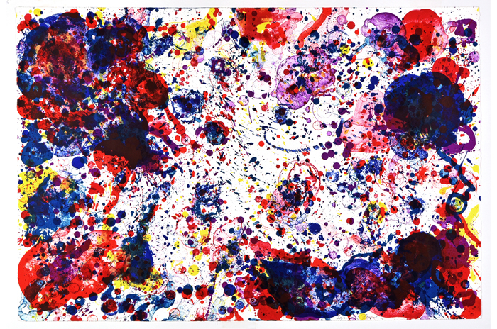 „FOR JAMES KIRSCH“ 1972, Farblithographie, 71 x 104 cm, vom Kuünstler signiert