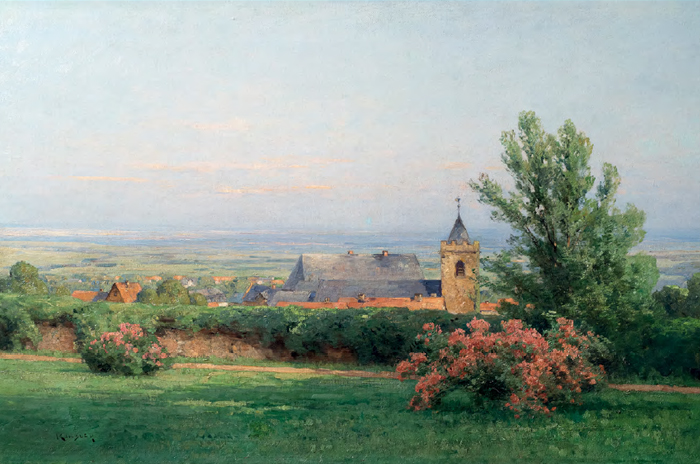 Nelson G. Kinsley (1863-1945), „Kronberg mit Johanniskirche“